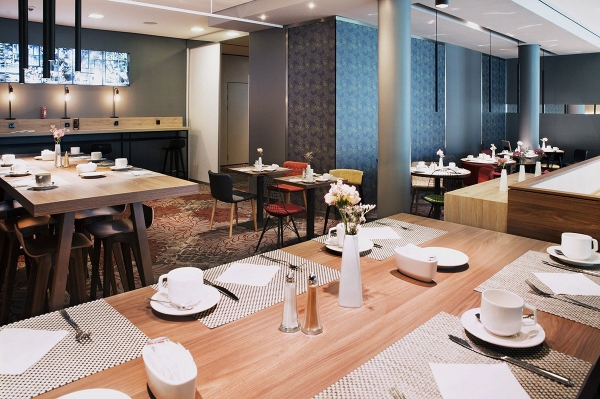 The new  restaurant of Mercure Hotel Berlin